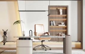 Modern Luxury Home Office Executive Workspace
