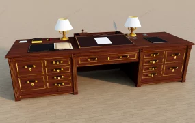 Classic Large Executive Desk