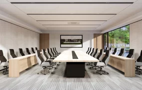 Minimalist Office Meeting Room