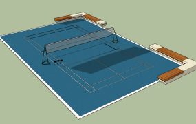 Outdoor Badminton Court