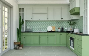 Green Kitchen Idea