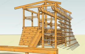 Wooden Outdoor Playset