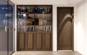 Built In Bookcase Wall Unit