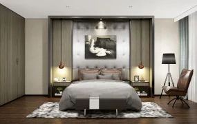 Modern Masculine Bedroom