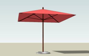 Red Patio Umbrella