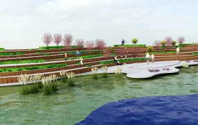 Waterside Park Landspace Stairs