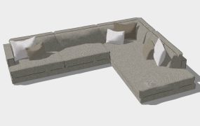 Contemporary L-Shaped Sectional Sofa