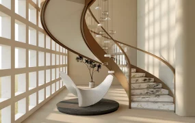 Indoor Spiral Staircase Design