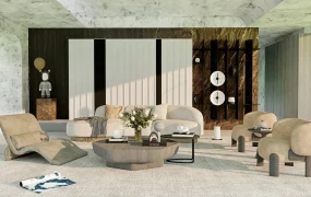 Minimalist Wabi Sabi Living Room