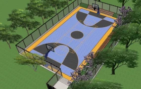 Outdoor Basketball Court