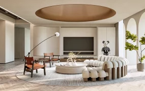 Circular Living Room Design