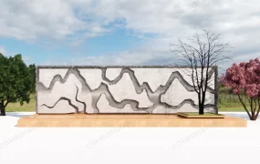 Landscape Garden Wall Idea