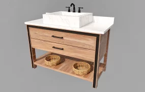 Single Sink Bathroom Vanity Cabinet