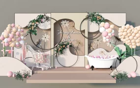 Balloon Wedding Backdrop