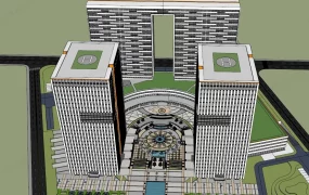 Large Modern Commercial Building Complex