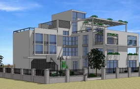 Modern Multi Story Residential Villa