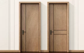 Minimalist Wooden Doors