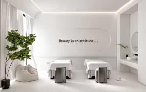 Modern Minimalist Spa Treatment Room