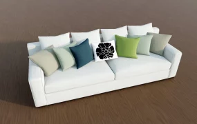 Modern Cream Sofa
