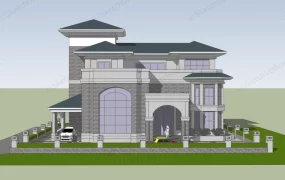 Three Story House Exterior