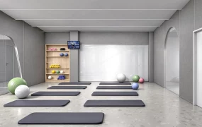 Modern Minimalist Yoga And Pilates Studio