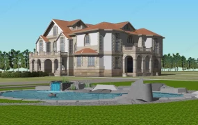 Tuscan Style Mansion