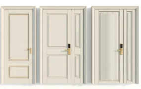 Unequal Double Leaf Security Doors