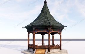 Ancient Japanese Pavilion