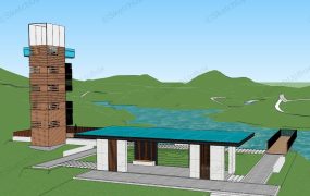 Mountain Observation Deck Viewing Tower