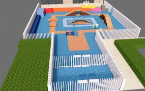 Outdoor Enclosed Dog Park