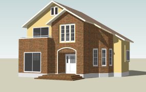 Two Storey Brick House