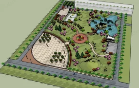 Square Park Design