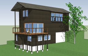 Elevated Land House