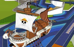 Pirate Ship Themed Children's Playground
