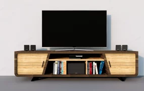 Bookcase TV Stand Combo