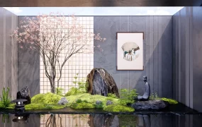 Indoor Buddhist Zen Garden