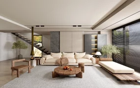 Wabi Sabi Style Living Room