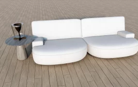 Modern 2 Seater Sofa