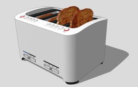 Stainless Steel 4-Slice Toaster