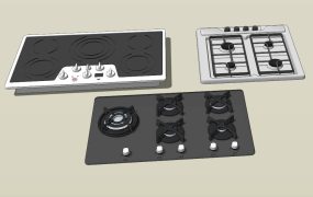 Gas and Electric Cooktops