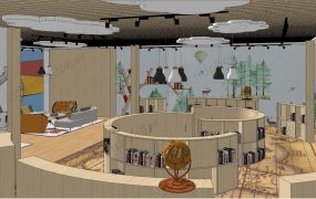 Elementary School Library Design Idea