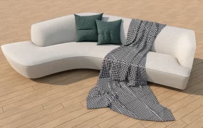 Curved Couch Sofa