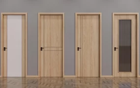 Modern Light Wood Interior Door Collection