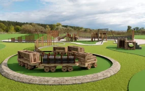 Kids Wooden Playground