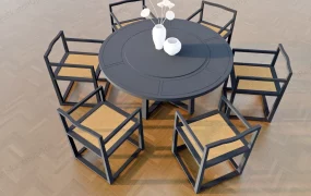 Chinese 7 Piece Dining Set