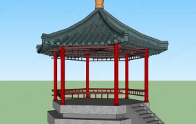 Traditional East Asian Pavilion