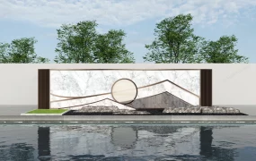 Landscaping Feature Wall