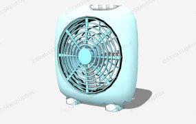 Blue Box Fan