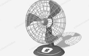 Retro Table Fan