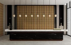 Chinese Hotel Reception Counter